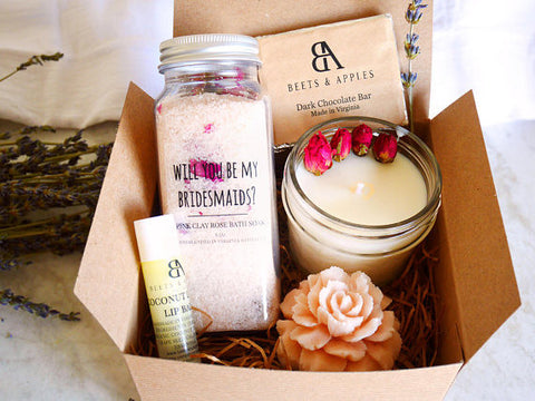 Bridesmaid French Rose Gift Box